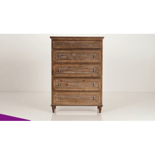 Three Posts™ Kellyton 42'' W 5 - Drawer Dresser & Reviews